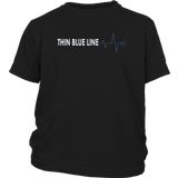 Thin Blue Line "Heartbeat" - Kids Shirt