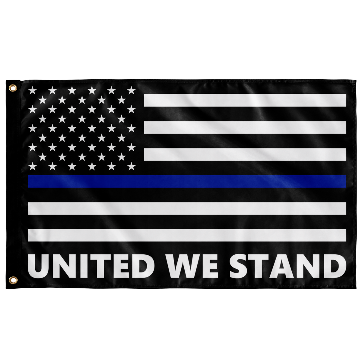 United We Stand - Thin Blue Line Flag - Version 2