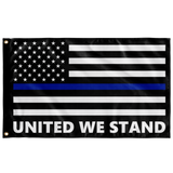 United We Stand - Thin Blue Line Flag - Version 2