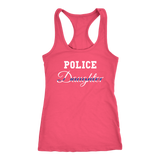 Women's Police Daughter - Racerback Tank Top