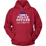 "I Kissed A Police Officer" - Blue lips - Hoodie