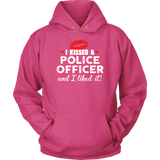 "I Kissed A Police Officer" - Red lips - Hoodie