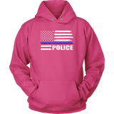 POLICE - Thin Blue Line Flag Hoodie