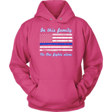 "In this family, no-one fights alone" - Hoodie