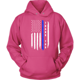 Thank you - Thin Blue Line Flag Hoodies