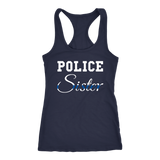 Women's Police Sister - Racerback Tank Top
