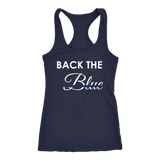 Back the Blue - Women's Racerback Tank Top