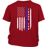 Youth "Thank You" Thin Blue Line Shirt - Kids