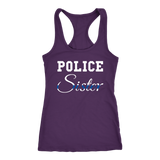 Women's Police Sister - Racerback Tank Top