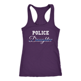 Women's Police Daughter - Racerback Tank Top