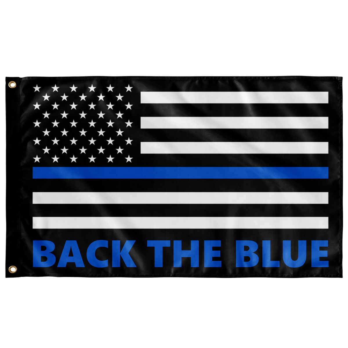 Back the Blue Flag - Version 3 - ThinBlueLineHeroes