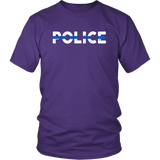 "POLICE" - Thin Blue Line Shirts + Hoodies