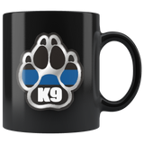 K9 Thin Blue Line Mug