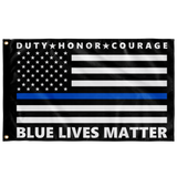Blue Lives Matter Flag