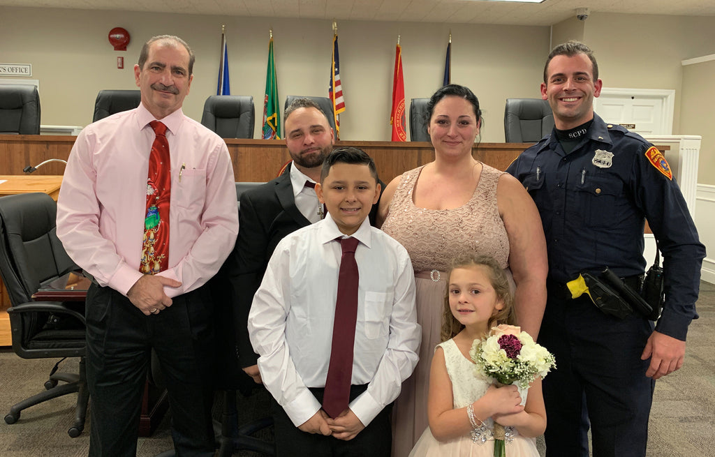 Suffolk police officer goes above, beyond for couple's wedding day