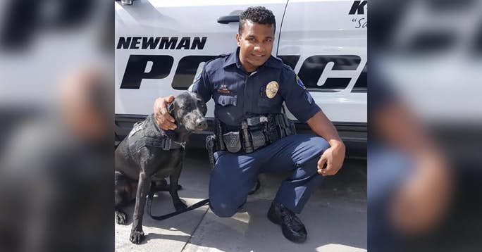 Department Retires Cpl. Singh's K9 Partner So She Can Comfort His Widow And Son