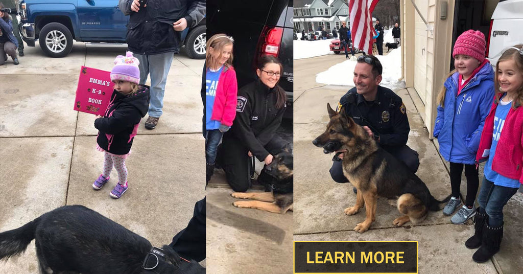 Terminally ill Wis. girl surprised by 40 Police Departments and K-9s