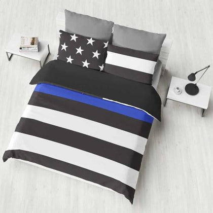 Thin Blue Line Bedding Sets - for Police and Law Enforcement supporters