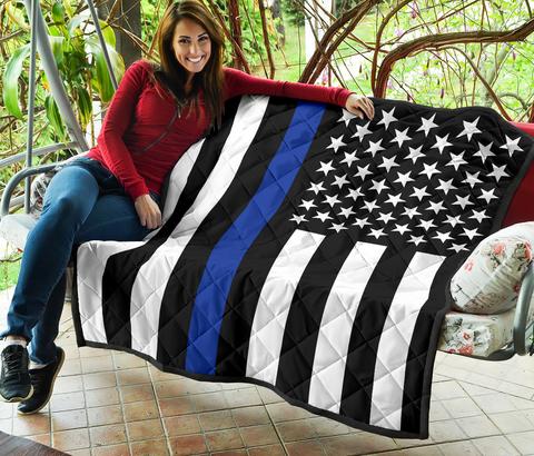 Thin Blue Line Quilts - for Police and Law Enforcement supporters