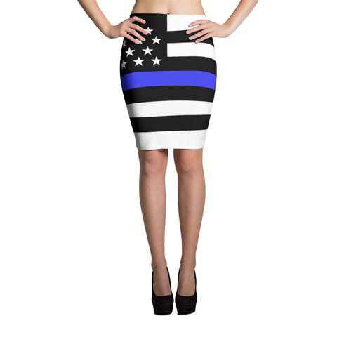 Thin Blue Line Skirts - for Police and Law Enforcement supporters