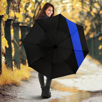 Thin Blue Line Umbrellas - for Police and Law Enforcement Supporters