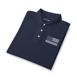 Embroidered TBL Flag Polo/Golf Shirt