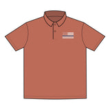 Embroidered TBL Flag Golf Polo Shirt