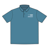 Embroidered TBL Flag Golf Polo Shirt