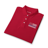 Embroidered TBL Flag Polo/Golf Shirt