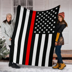 Thin Red Line USA Blanket (Firefighter Blanket)