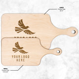 CMM Branded - Hardwood Paddle Cutting Board - A1-1