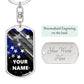 Personalized Keychain - Dogtag - BR1