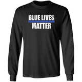 "Blue Lives Matter" - Long Sleeve Shirt - FF1
