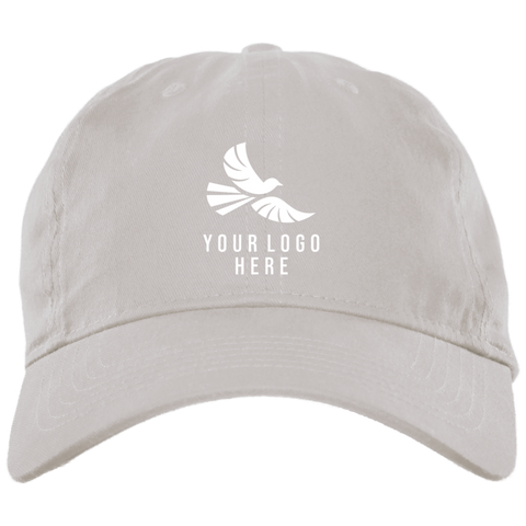 CMM Branded - Embroidered Brushed Twill Unstructured Dad Cap - A1-1