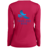 CMM Branded - LST353LS Ladies’ Long Sleeve Performance V-Neck Tee - A1-1