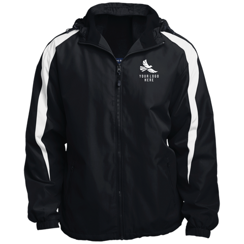 CMM Branded - Jacket - JST81 Fleece Lined Colorblock Hooded Jacket - A1-1