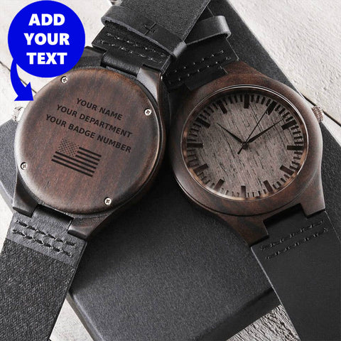 Personalized Wooden Watch - Engraved - BR1