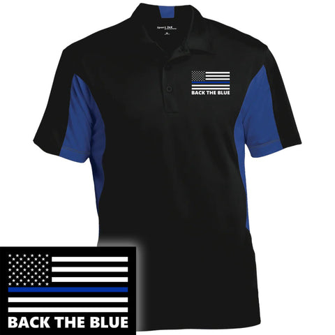 Men's Back the Blue Golf Polo Shirt