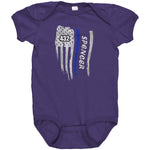 Personalized Thin Blue Line Flag Onesie - GS1