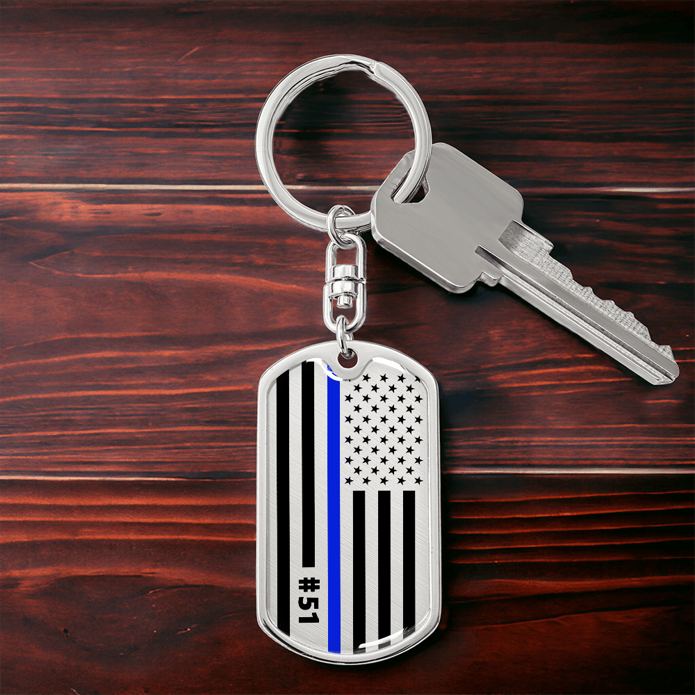 Personalized Keychain DogTag - ETS - 51 - RM1 - 1-1