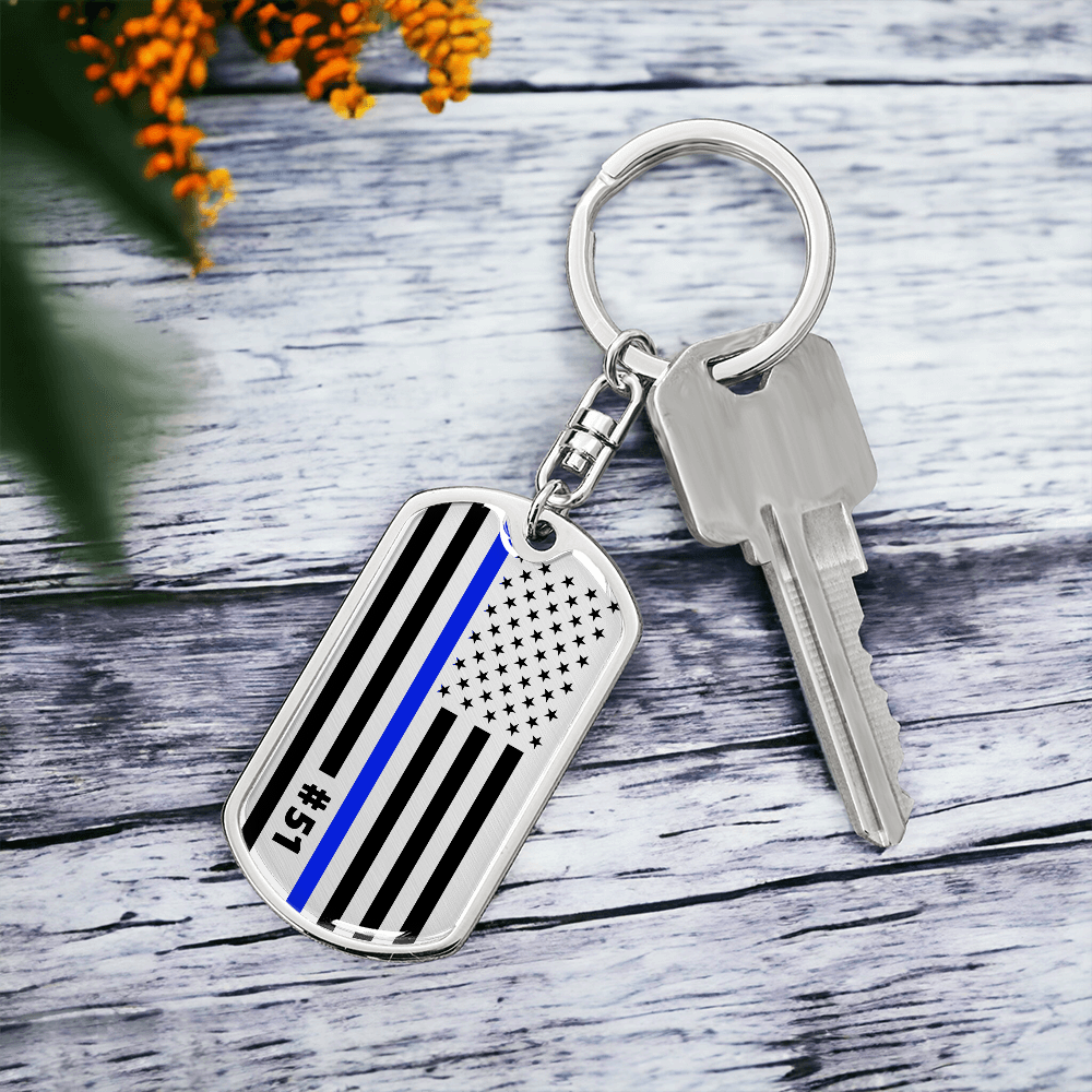 Personalized Keychain DogTag - ETS - 51 - RM1 - 1-1