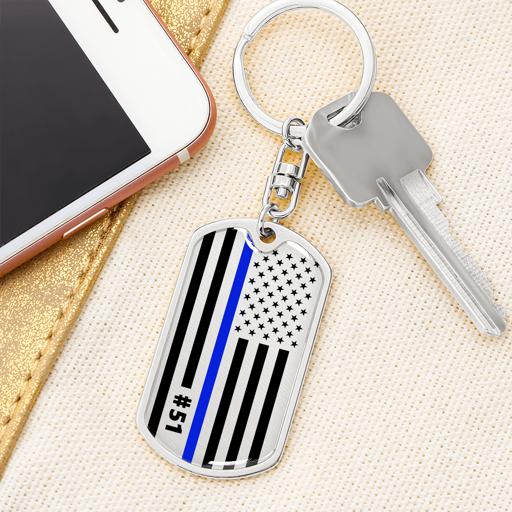 Personalized Keychain DogTag - ETS - 51 - RM1 - 1-1