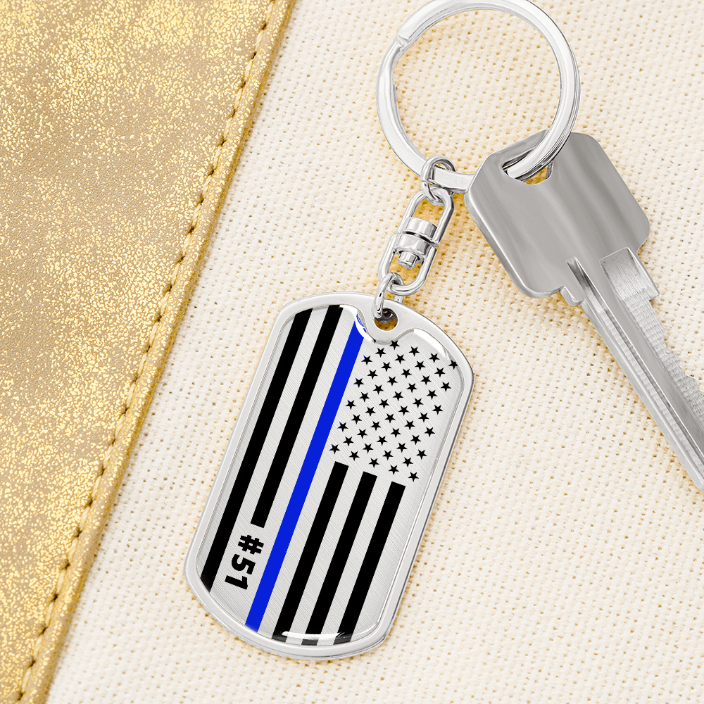 Personalized Keychain DogTag - ETS - 51 - RM1 - 1-1