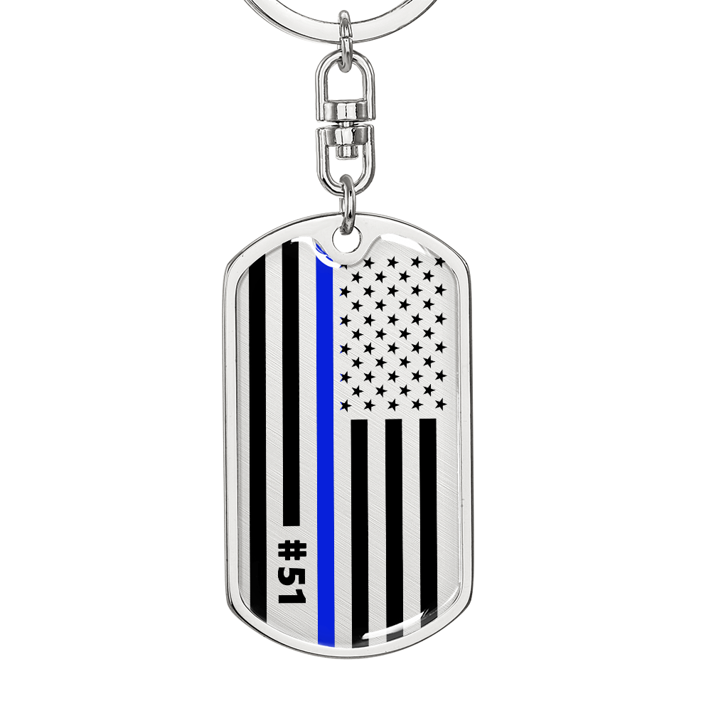 Personalized Keychain DogTag - ETS - 51 - RM1 - 1-1