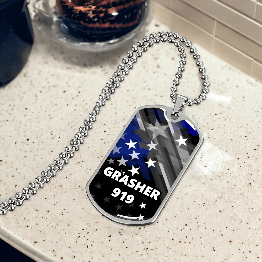 Personalized TBL DogTag Necklace - ETS - SAG1