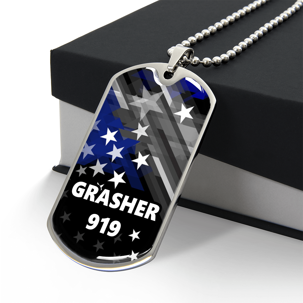 Personalized TBL DogTag Necklace - ETS - SAG1