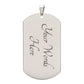 Personalized TBL DogTag Necklace - ETS - NS1
