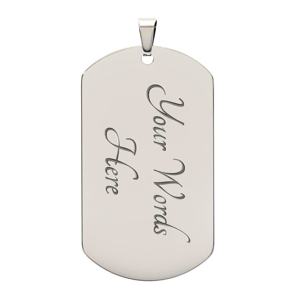 Personalized TBL DogTag Necklace - ETS - NS1