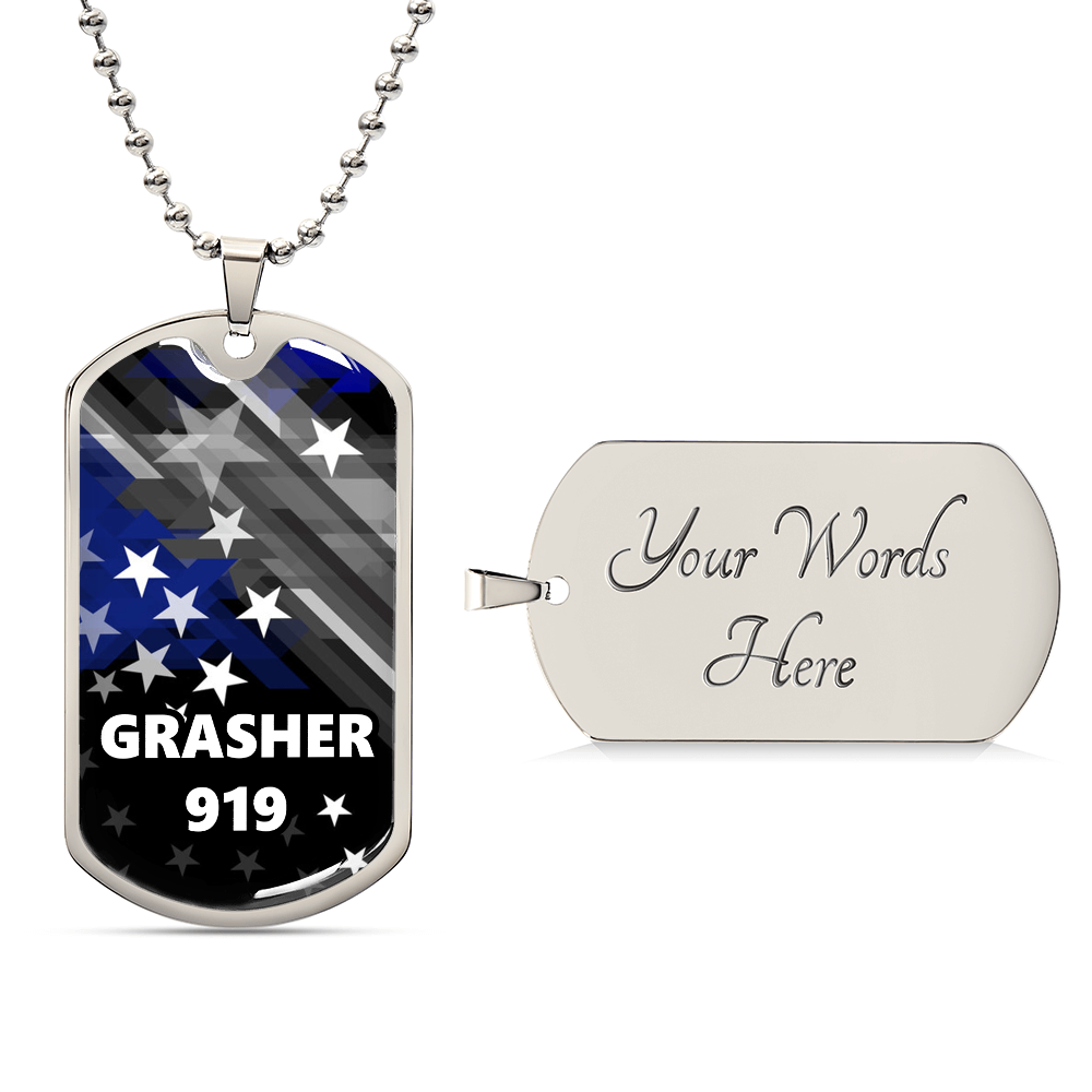 Personalized TBL DogTag Necklace - ETS - SAG1