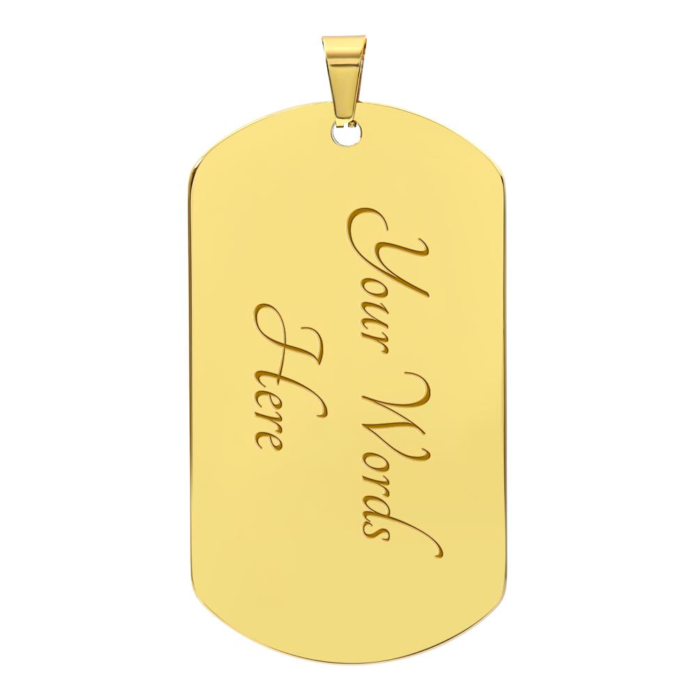 Personalized TBL DogTag Necklace - ETS - NS1